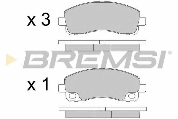 Bremsi BP3582 Brake Pad Set, disc brake BP3582