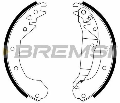 Bremsi GF0351 Brake shoe set GF0351