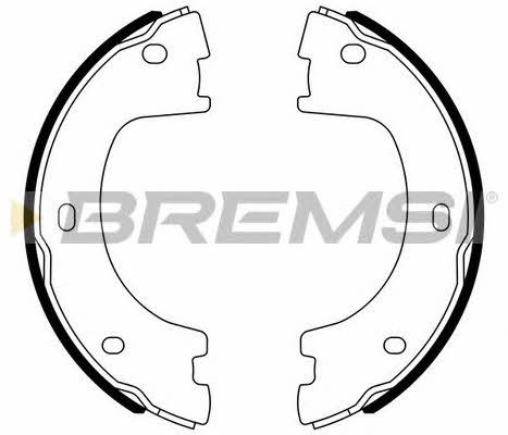 Bremsi GF0560 Parking brake shoes GF0560