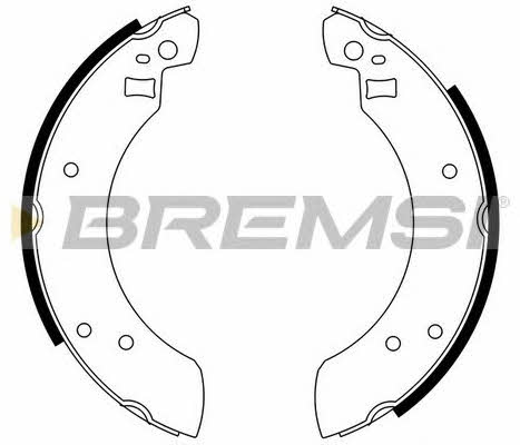 Bremsi GF0201 Brake shoe set GF0201