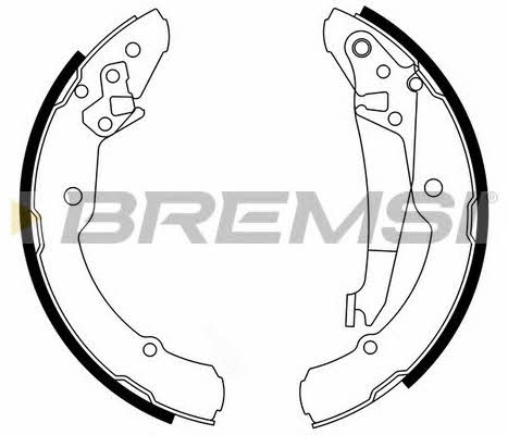 Bremsi GF0473 Brake shoe set GF0473