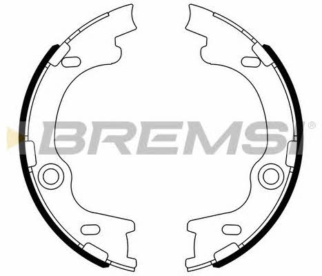 Bremsi GF0804 Parking brake shoes GF0804