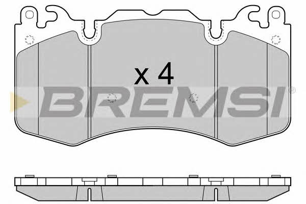 Bremsi BP3414 Brake Pad Set, disc brake BP3414