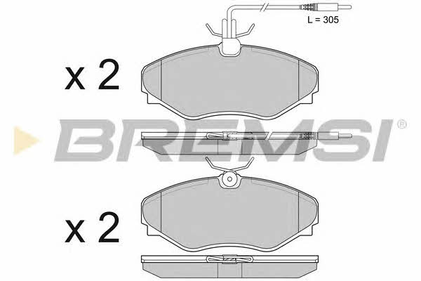 Bremsi BP3510 Brake Pad Set, disc brake BP3510