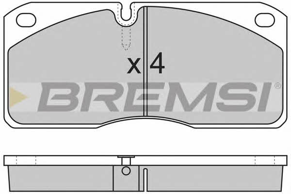 Bremsi BP7258 Brake Pad Set, disc brake BP7258