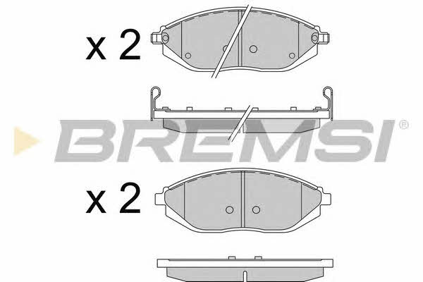 Bremsi BP3513 Brake Pad Set, disc brake BP3513