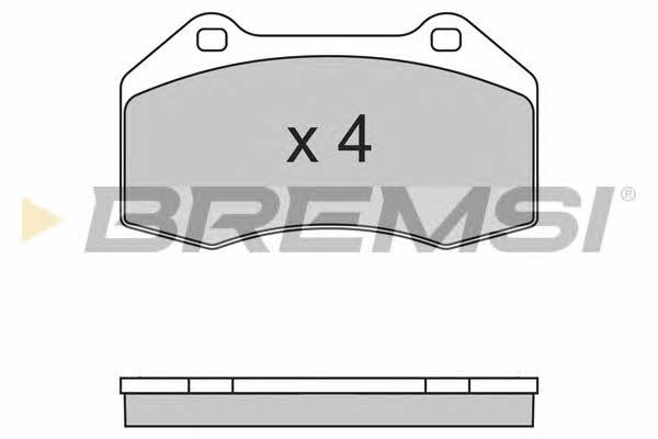 Bremsi BP3355 Brake Pad Set, disc brake BP3355