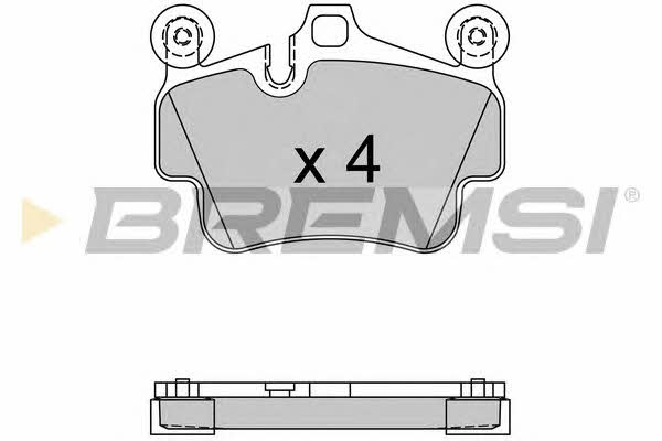 Bremsi BP3564 Brake Pad Set, disc brake BP3564