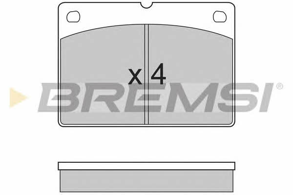 Bremsi BP7225 Brake Pad Set, disc brake BP7225