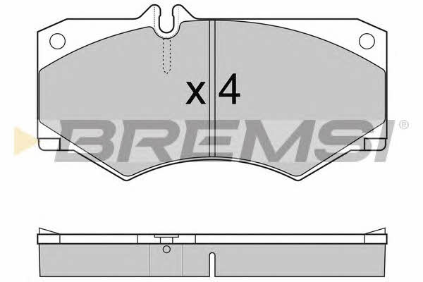 Bremsi BP2238 Brake Pad Set, disc brake BP2238