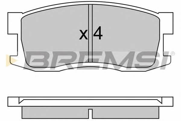 Bremsi BP2244 Brake Pad Set, disc brake BP2244