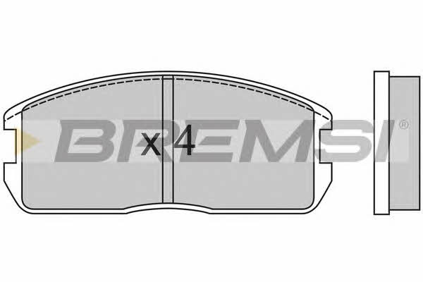 Bremsi BP2270 Brake Pad Set, disc brake BP2270