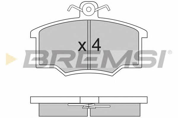 Bremsi BP2143 Brake Pad Set, disc brake BP2143