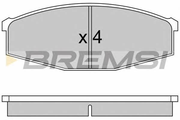Bremsi BP2234 Brake Pad Set, disc brake BP2234