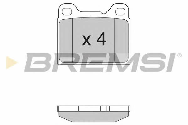 Bremsi BP2383 Brake Pad Set, disc brake BP2383