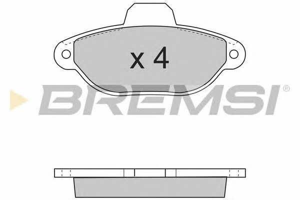 Bremsi BP2600 Brake Pad Set, disc brake BP2600