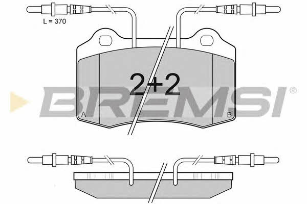 Bremsi BP2985 Brake Pad Set, disc brake BP2985