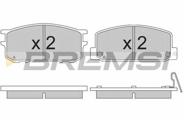 Bremsi BP2167 Brake Pad Set, disc brake BP2167