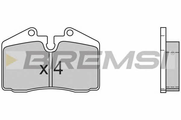 Bremsi BP2399 Brake Pad Set, disc brake BP2399