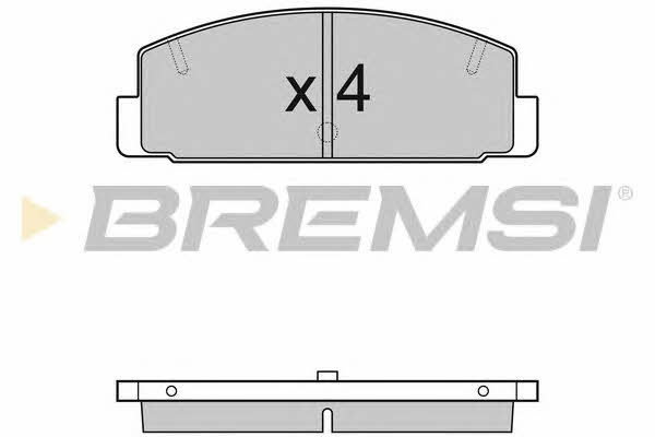 Bremsi BP2448 Brake Pad Set, disc brake BP2448