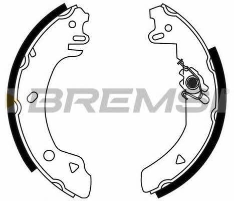Bremsi GF0221 Brake shoe set GF0221