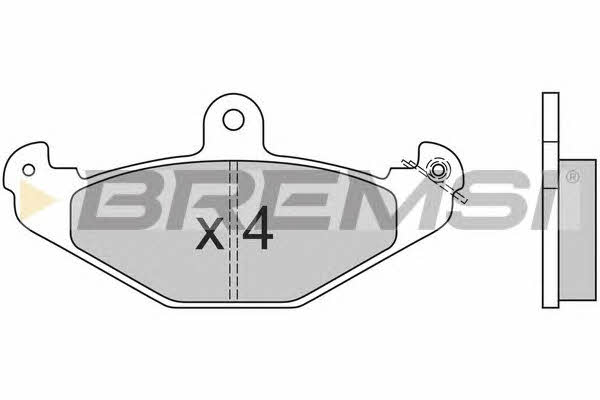 Bremsi BP2553 Brake Pad Set, disc brake BP2553