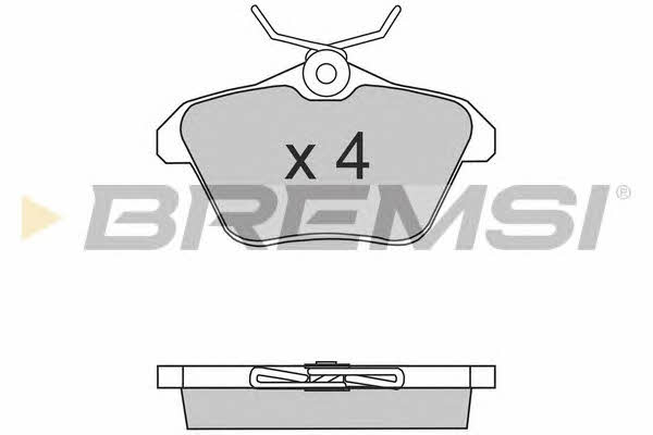 Bremsi BP2680 Brake Pad Set, disc brake BP2680
