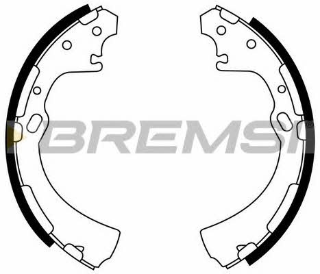 Bremsi GF0859 Brake shoe set GF0859