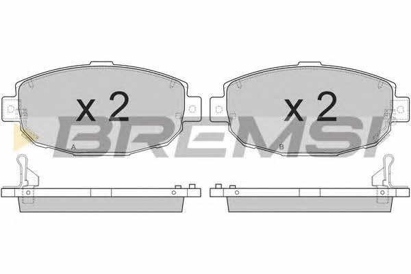 Bremsi BP2856 Brake Pad Set, disc brake BP2856