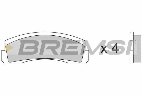 Bremsi BP2138 Brake Pad Set, disc brake BP2138