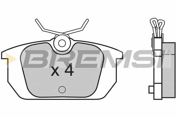 Bremsi BP2313 Brake Pad Set, disc brake BP2313