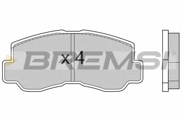 Bremsi BP2508 Brake Pad Set, disc brake BP2508