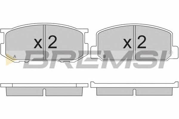 Bremsi BP2165 Brake Pad Set, disc brake BP2165