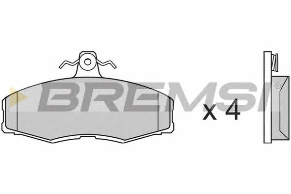 Bremsi BP2208 Brake Pad Set, disc brake BP2208