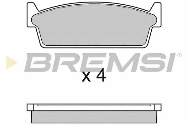 Bremsi BP2440 Brake Pad Set, disc brake BP2440