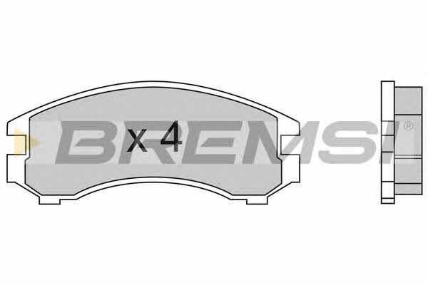 Bremsi BP2441 Brake Pad Set, disc brake BP2441