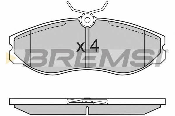 Bremsi BP2624 Brake Pad Set, disc brake BP2624