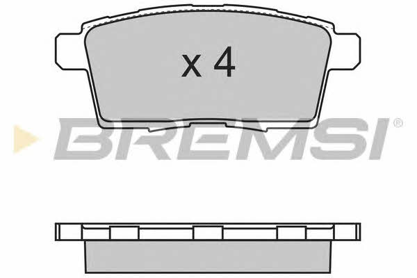 Bremsi BP3333 Brake Pad Set, disc brake BP3333
