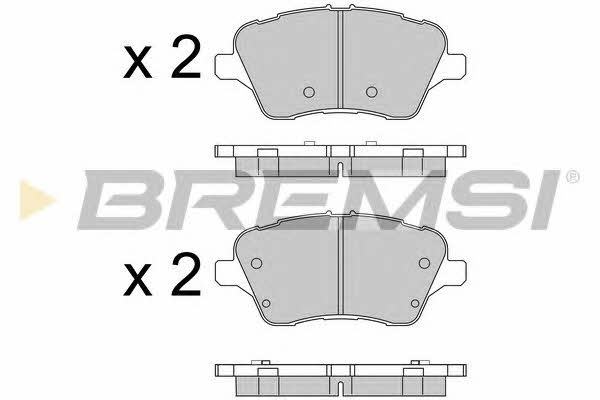 Bremsi BP3545 Brake Pad Set, disc brake BP3545