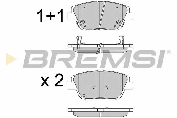 Bremsi BP3548 Brake Pad Set, disc brake BP3548