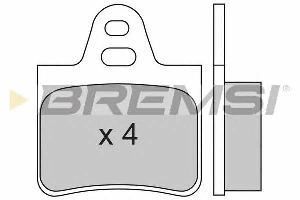 Bremsi BP2130 Brake Pad Set, disc brake BP2130