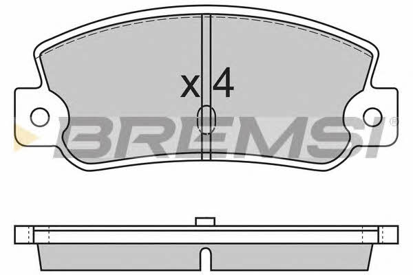 Bremsi BP2212 Brake Pad Set, disc brake BP2212