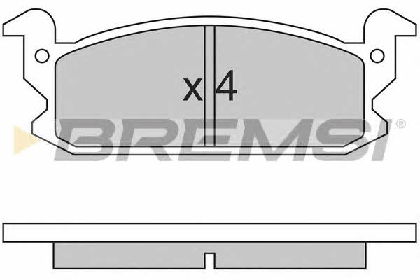 Bremsi BP2280 Brake Pad Set, disc brake BP2280