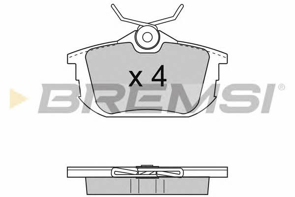 Bremsi BP2742 Brake Pad Set, disc brake BP2742