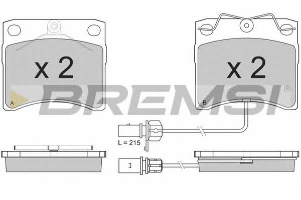 Bremsi BP2869 Brake Pad Set, disc brake BP2869