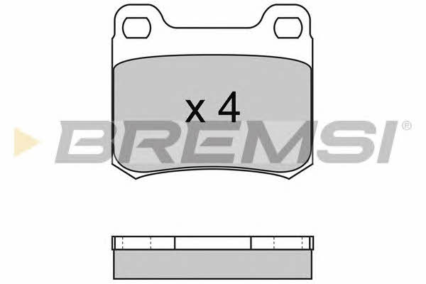 Bremsi BP2227 Brake Pad Set, disc brake BP2227