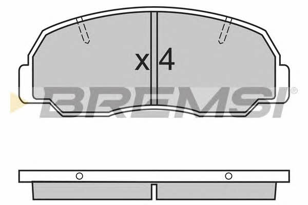 Bremsi BP2297 Brake Pad Set, disc brake BP2297