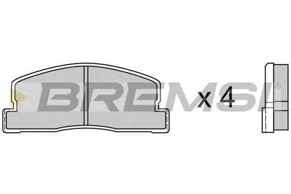 Bremsi BP2247 Brake Pad Set, disc brake BP2247