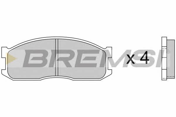 Bremsi BP2389 Brake Pad Set, disc brake BP2389