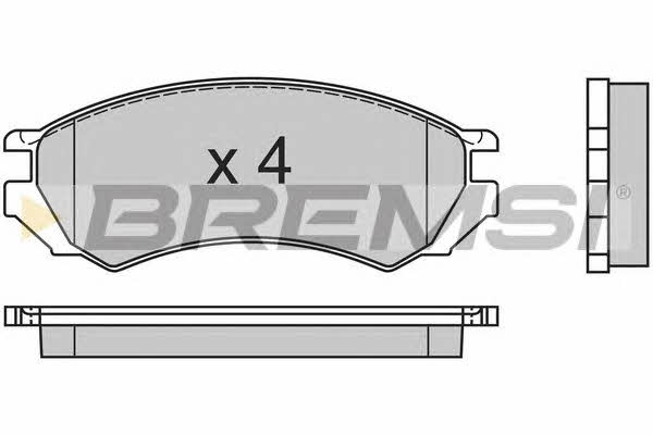 Bremsi BP2468 Brake Pad Set, disc brake BP2468